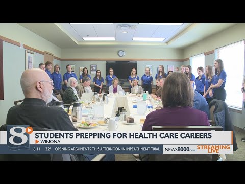 Winona Senior High School students get hands-on experience in the health care field