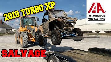I Bought A SALVAGE Wrecked 2019 Polaris RZR TURBO XP from the AUCTION