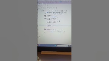 Java Program To Reverse An Array #coding #programming #java