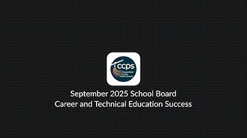 September 2025 School Board Career and Technical Education Success