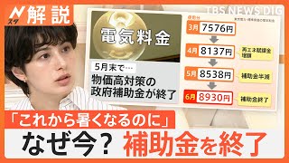 電気料金 6月また値上げ…物価高なのに補助金終了、標準家庭で392円値上がり 過去最高水準に迫る【Nスタ解説】｜TBS NEWS DIG