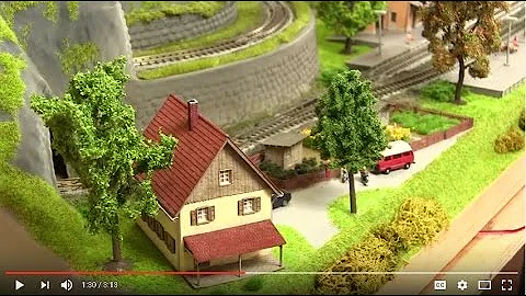 Noch Custom N Scale Glacier Exopress Alpine Layout For Sale