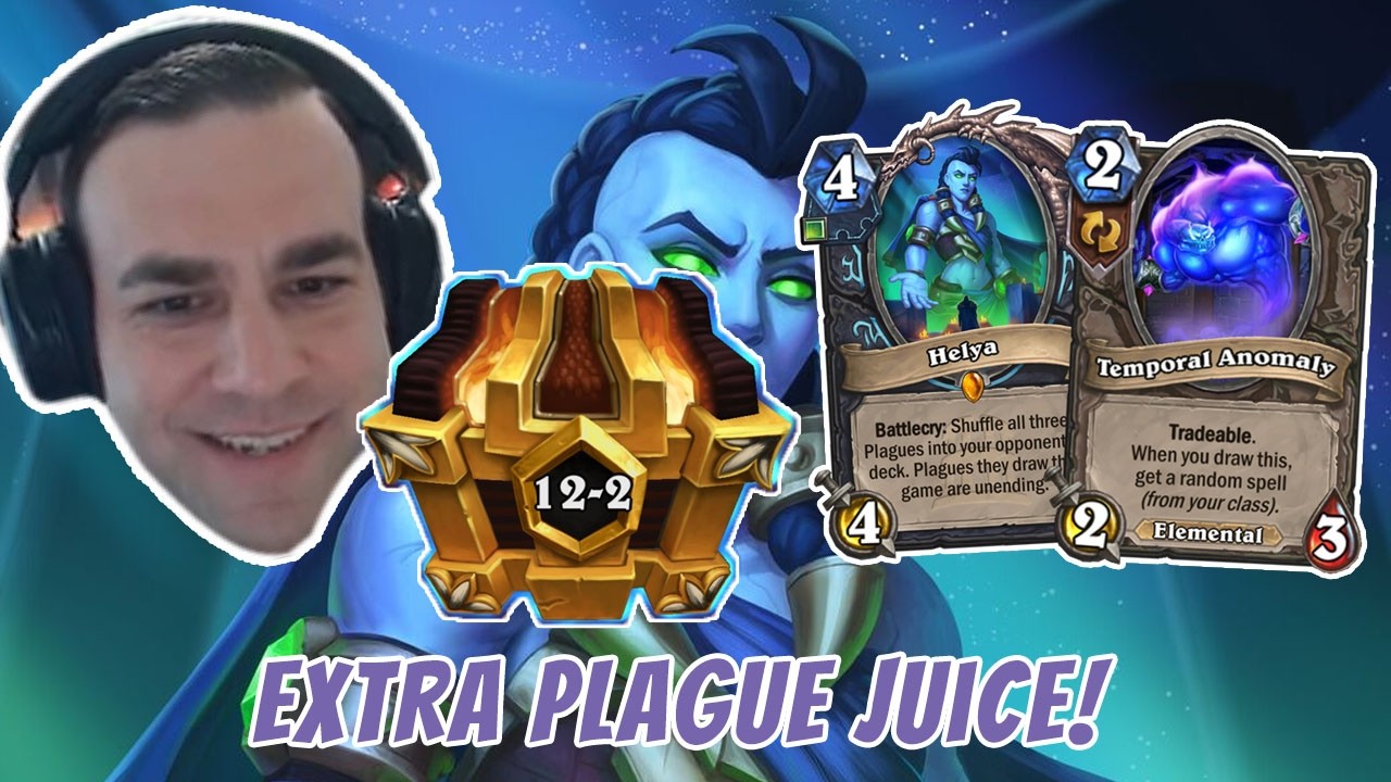 Helya and 4x Temporal Anomaly DK is NASTY! - Hearthstone Arena