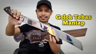 Golok Tebas Costume Super Mantap Kualitas Terjamin | Machete Spring Steel SUP9 | MTP02 versi 40cm