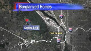 Police search for suspect after three burglaries in 90 minutes