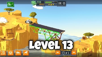 BUILD A BRIDGE LEVEL 13 (3 STAR)