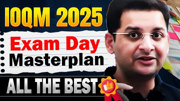 IOQM 2025 Exam Day Strategy | Last Minute Tips & Motivation | Math Olympiad | Abhay Sir | VOS
