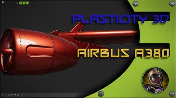Plasticity 3D Modelling. How to make  an Airbus A380  the wing   part 3 (2024)