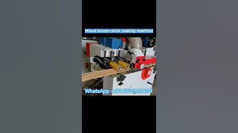 Automatic wood multi broom mop stick making machine
