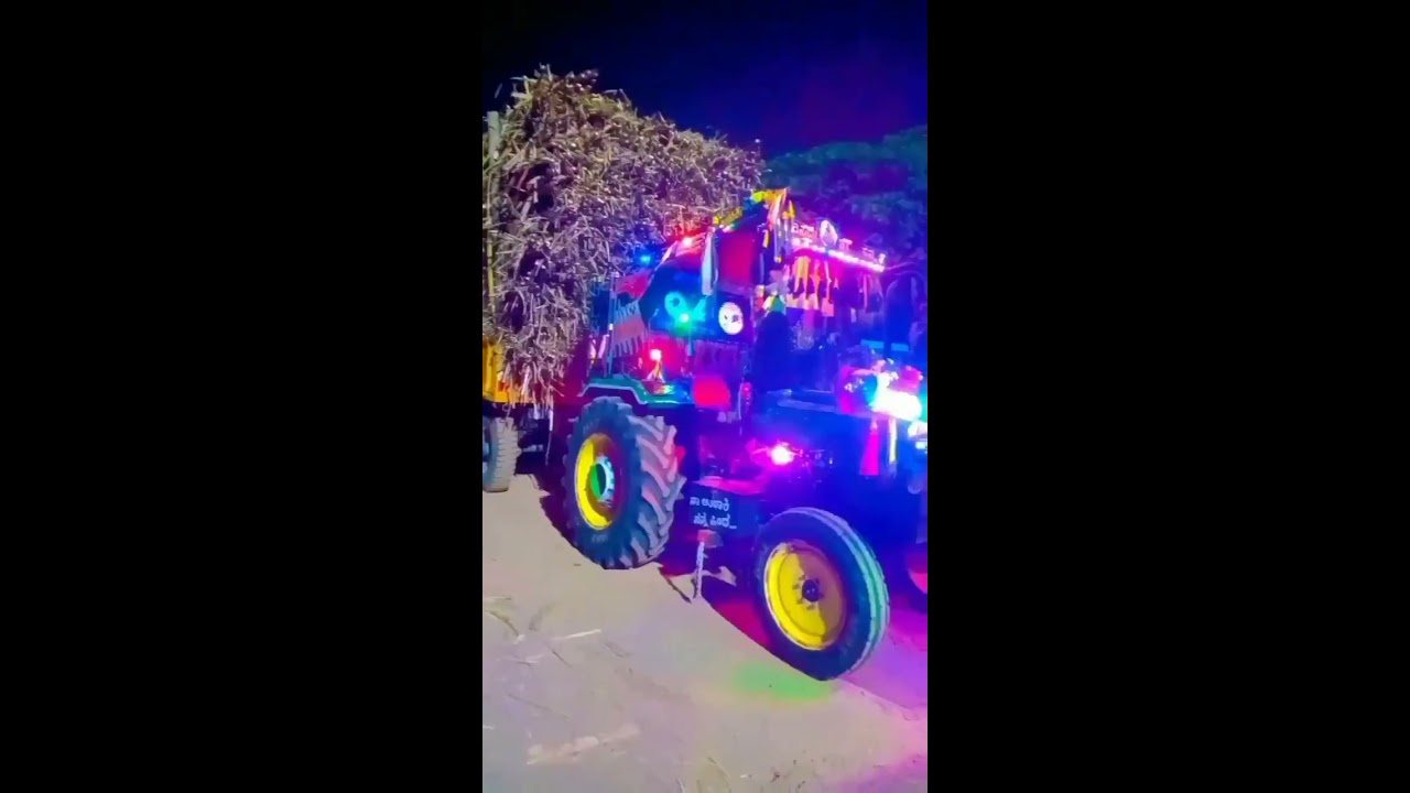 Tractor video  DJ song Kannada creation king Dj Ram creation YouTube channel