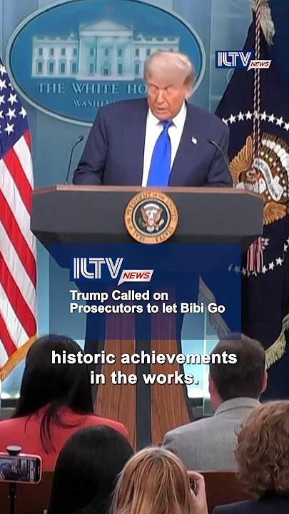 Trump doubles down: “Let Bibi go” and end Netanyahu’s corruption trial. 🇺🇸 🇮🇱