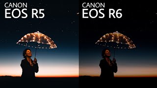 NIGHT MODE | CANON EOS R5 VS CANON EOS R6 CAMERA COMPARISON