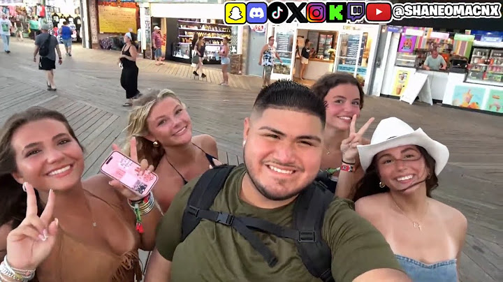 🔴SHANEOMACNX LIVE AGAIN! IRL Stream at The Wildwood Boardwalk NJ, BFCMF Weekend (Part 1)