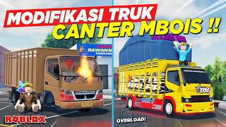 RESTORASI TRUK RONGSOK JADI TRUK MODIFIKASI MBOIS VIRAL MUATAN OVERLOAD !! ROLEPLAY TRUK - Roblox