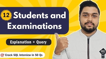 Students and Examinations | Leetcode 1280 | Crack SQL Interviews in 50 Qs  #mysql #leetcode