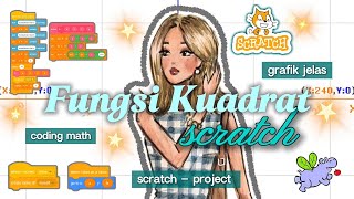 Membuat Program Fungsi Kuadrat dan Grafik di Scratch 📈