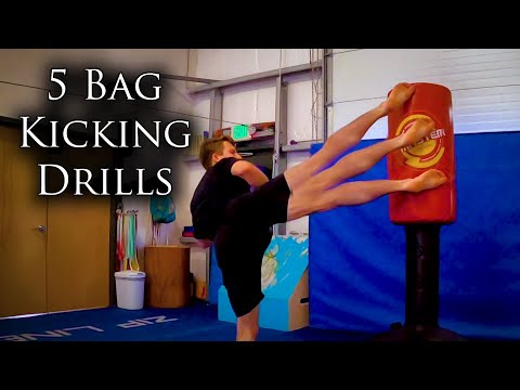 5 Bag Kicking Drills to Improve Your Tricking Kicks | Mastering Tricking Tutorial