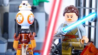 LEGO Star Wars Prison Break (PART 1) STOP MOTION ft. Rey, Kylo Ren, Finn And BB-8