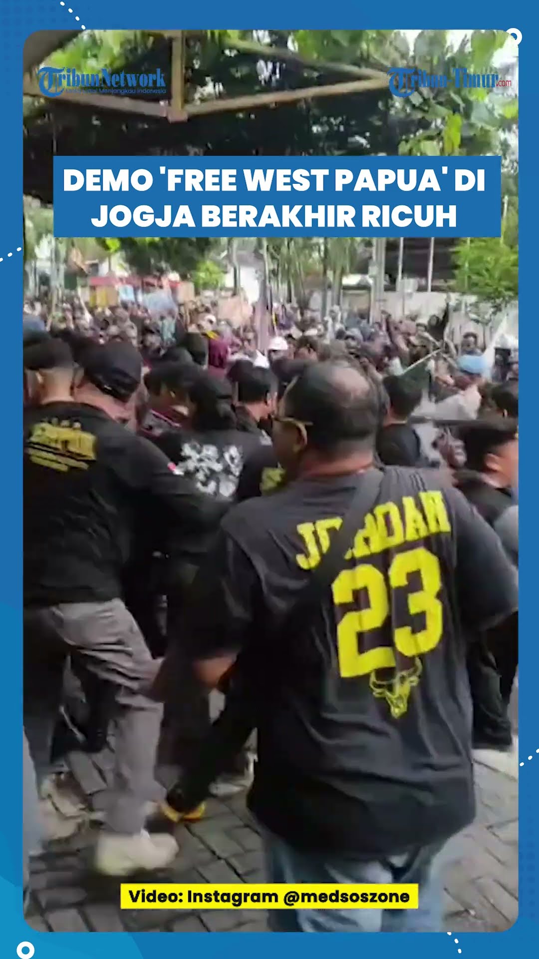 SHORT | Tak Hanya di Makassar, Demo 'Free West Papua' di Jogja Juga Berakhir Ricuh