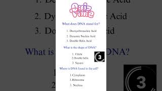 DNA Quiz: Basic Questions & Answers 🧬 #quiz