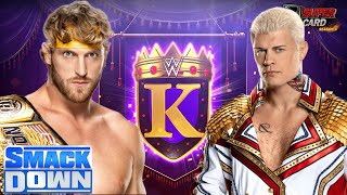 WWE Tournament - Logan Paul Vs Cody Rhodes - King of the Ring Tournament Highlights