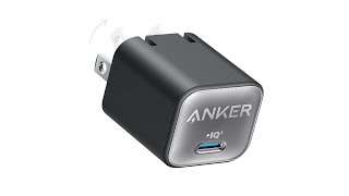 Review: Anker USB C GaN Charger 30W, 511 Charger (Nano 3), PIQ 3.0 Foldable PPS Fast Charger