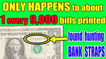 $1000 Bank Strap Hunt – Binary Serial Number Bill Found! | Fancy Serial Numbers & Star Note Search