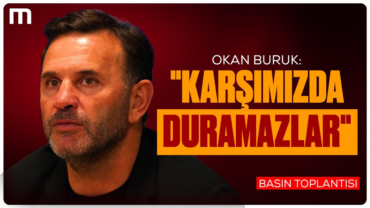 Okan Buruk Maç Sonu Basın Toplantısı | Juventus - Galatasaray Canlı Yayın