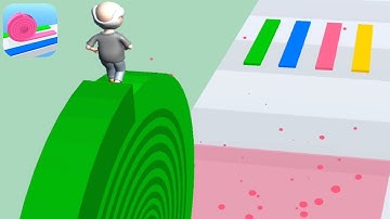 Layers Roll - All Level Gameplay Walkthrough iOS, Android New Levels 55