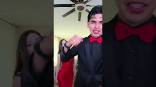 My prom date ❤️ (she hits me)😱😂🥴 #baile #dance #parati #chihuahua #huapangosperros #dancing #viral