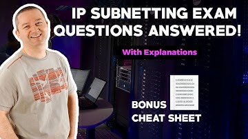 Watch Me Answer IP Subnetting Exam Questions (With Explanations)