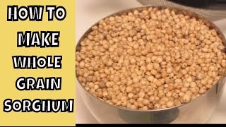 How to make Whole Grain Sorghum ~ Gluten Free ~ Sorghum Pilaf