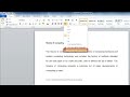 Word: Change Paragraph Spacing