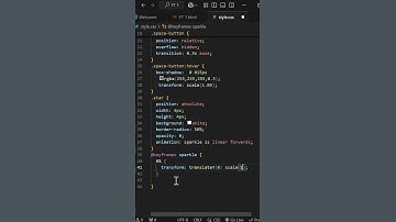 Space Button with Stars Effect | HTML, CSS & JavaScript