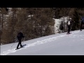 Vidéo promotionnelle d’une station de ski en vue aérienne par drone