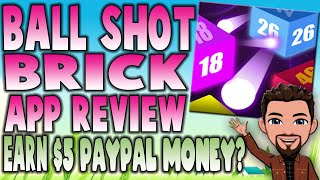 BALL SHOT BRICK - SHOOTING BALL CHALLENGE APP REVIEW | EARN $5 PAYPAL MONEY? | KUMITA $5 SA PAYPAL? screenshot 5
