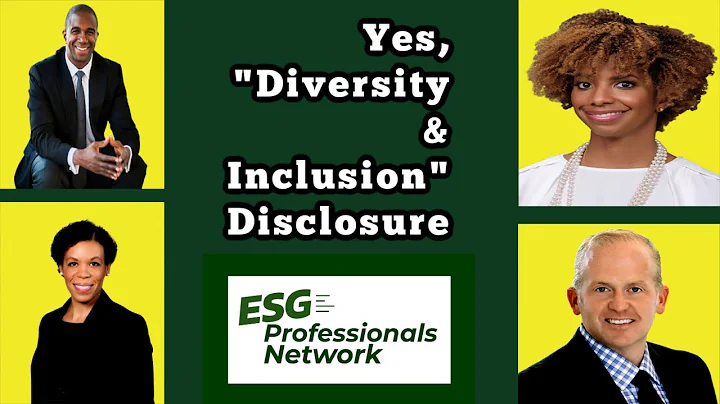 Yes, "Diversity & Inclusion" Disclosures