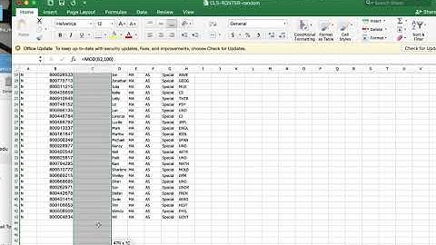 how to sort students by last two digits of banner id