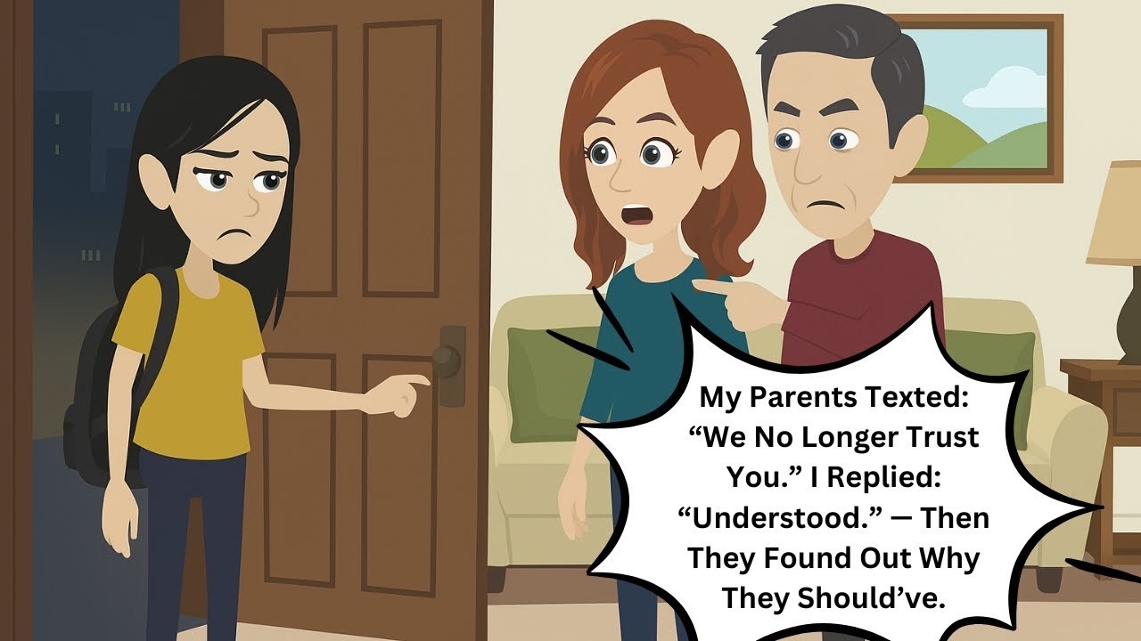 My Parents Texted  “We No Longer Trust You ” I Replied  “Understood ” — Then They Found Out Why