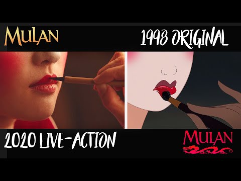 Mulan 1998 vs  Mulan 2020 Comparison