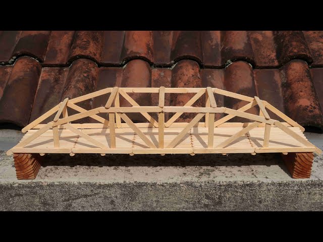 How To Build A Truss Bridge With Popsicle Sticks