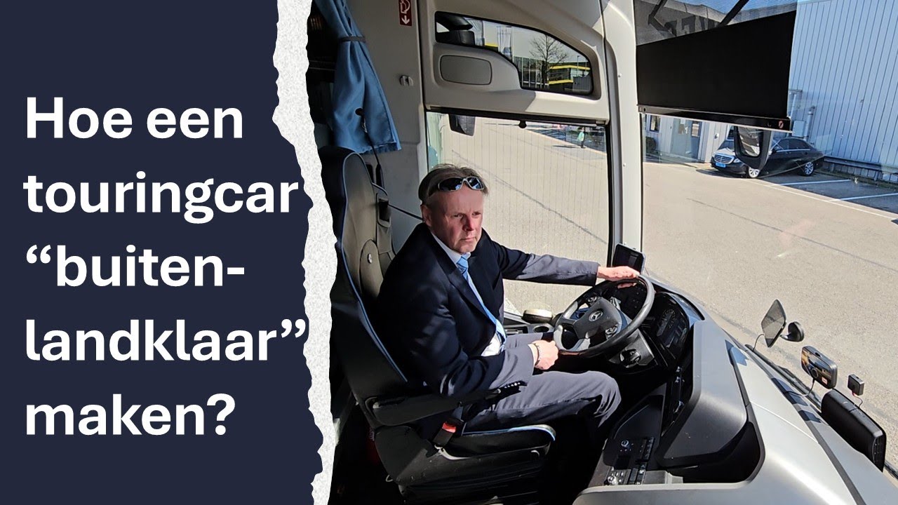 Naar België. Hoe maak je een touringcar 