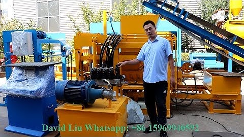 Explain QTJ4-18 hydraulic automatic cement block making machine production line