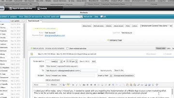 Solve360 Training: Activity Templates