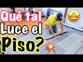 ASÍ SE MIRARÁ EL PISO EN LA COCINA 😃💥 MIREN A MI NIETECITA 🥰