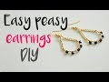 DIY How to make easy earrings