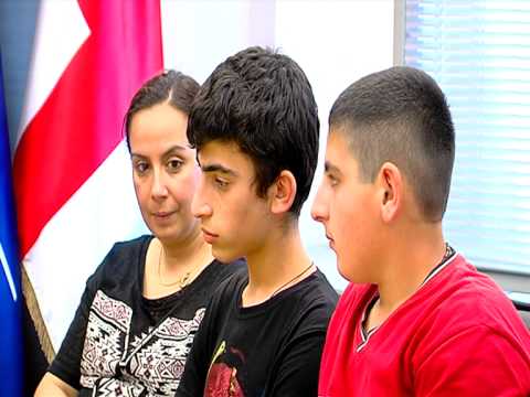 ალექსი პეტრიაშვილი ზემო ნიქოზის სკოლის მოწავლეებს შეხვდა