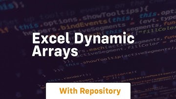 excel dynamic arrays