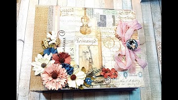 Stamperia Music Romance Mini Album ( CRAFTSTASH)